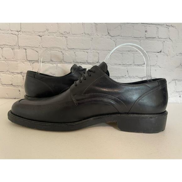 ECCO Men's Black Melbourne Tie Shoe Size EU 44 / US 10.5 - Pre-owned, Some Wear - Picture 8 of 13